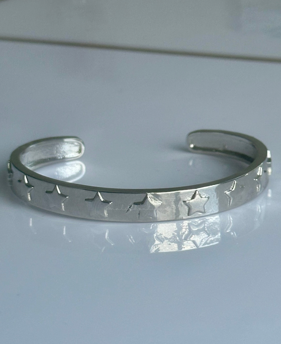 Bangle de estrellas oro o plata - 1 pieza