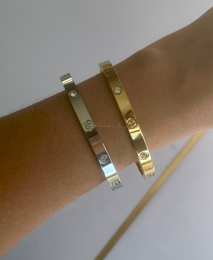 Bangle oro o plata Stainless Steel